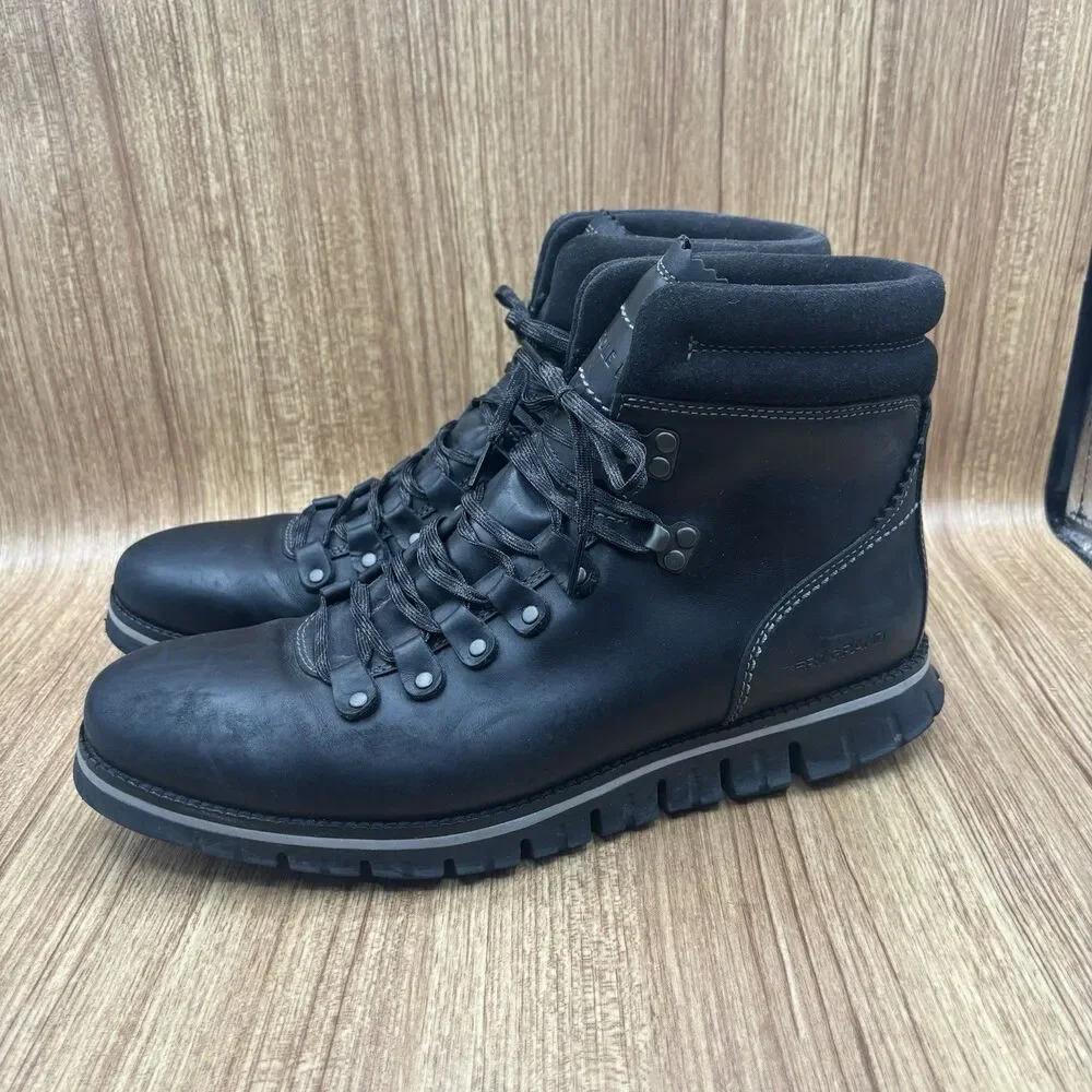 Cole Haan ZeroGrand Hiker WP Black Boot Style: C30403‎ Mens US 10 M